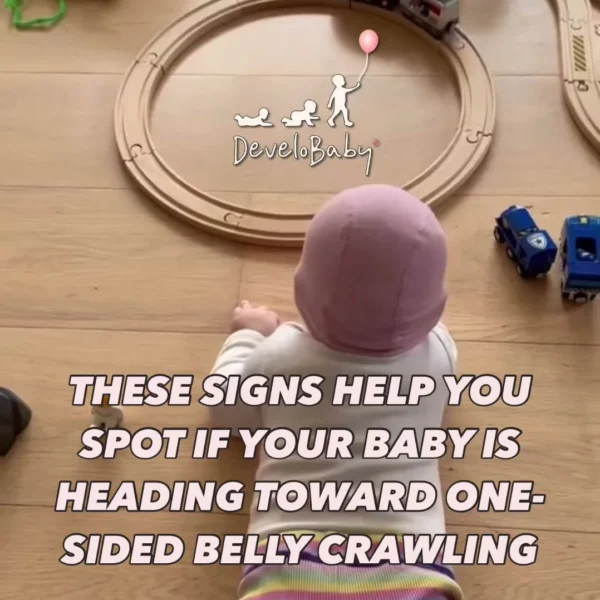 Here’s a simple little tip that can help you spot if your baby is on the way to developing one-sided belly crawling. If…