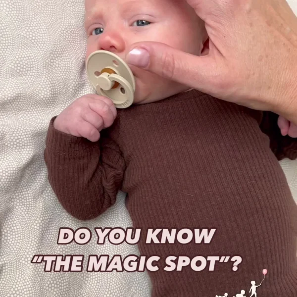 Do you know this sweet little trick for calming your baby? 🌸 Gently stroke your baby between the eyes like I do in the …
