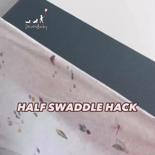 I often share this little swaddle hack with the parents who come to my clinic. This swaddle technique can be used for b…