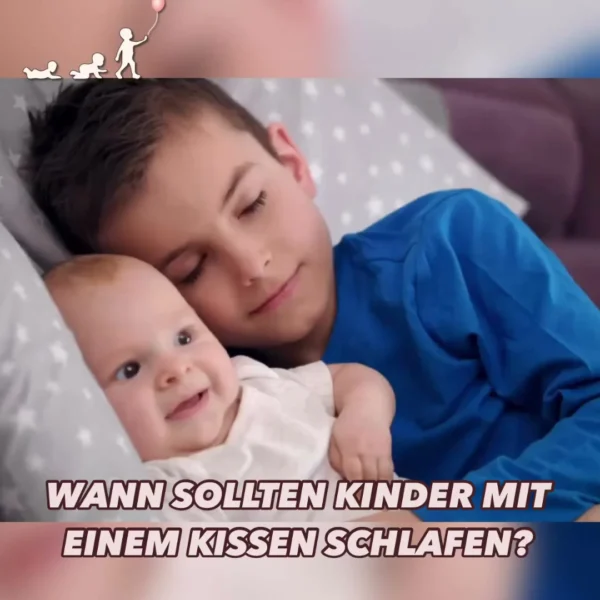 Wie war das gleich mit Babys, Kindern und Kissen? ❗️ Babys sollten nicht mit Kopfkissen schlafen, und Kinder brauchen n…