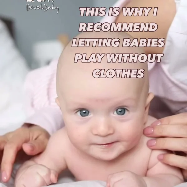 When babies are allowed to play in a diaper in a warm room while moving around, the sense of touch is particularly well…