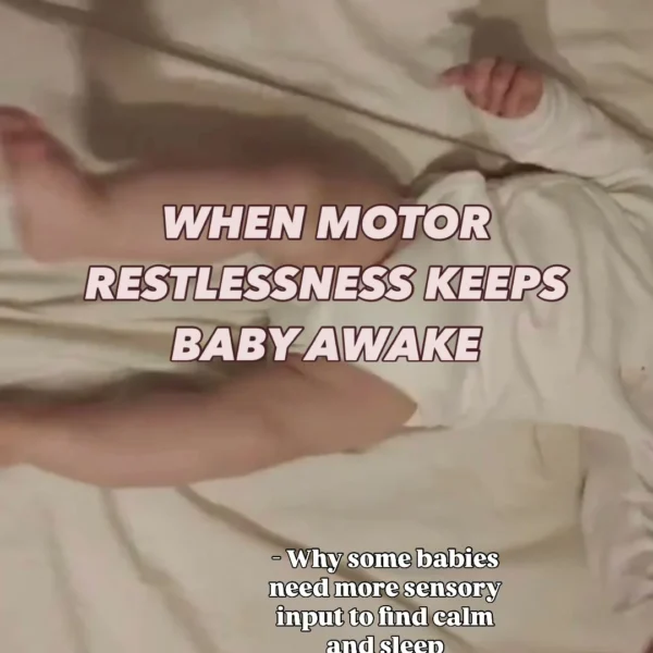 Motor restlessness can range from mild to severe. The boy in this video spends most of the day and night lying like thi…