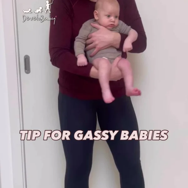 A good tip if your baby has gas, is to try moving the air around a bit, either by gently massaging the stomach or by mo…