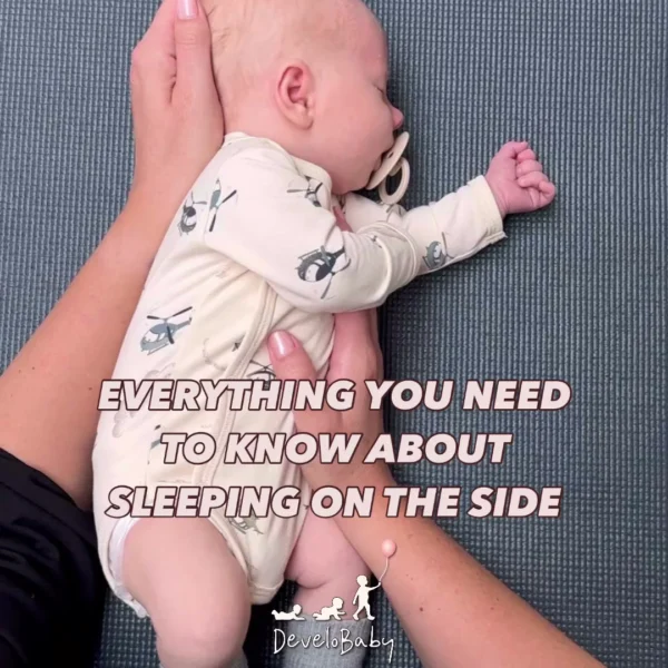 Supervised side sleeping for newborns can have several benefits. It calms the nervous system, supports digestion, and h…