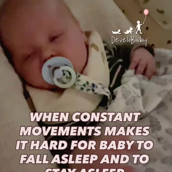 Motor restlessness is normal. It’s a term for various sensory-seeking behaviors that babies use to help regulate themse…