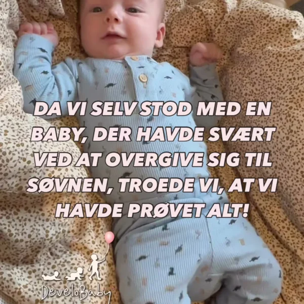 Min datter sov rigtigt dårligt i en lang periode, da hun var baby…! Dengang var jeg klinikfys for voksne og havde altså…