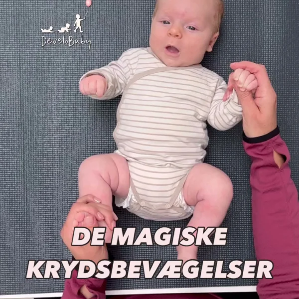 Jeg anbefaler, at du prioriterer at lave forskellige former for krydsbevægelser med din baby helt fra starten og indtil…