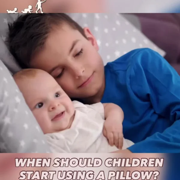 What’s the deal with kids and pillows again…? ❗️Babies shouldn’t sleep with a pillow—and older children don’t need one❗…