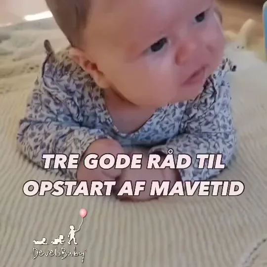 3 gode råd til at komme godt i gang med mavetid med din nyfødte baby: 🎈Lad baby sove på maven under opsyn - meget gerne…