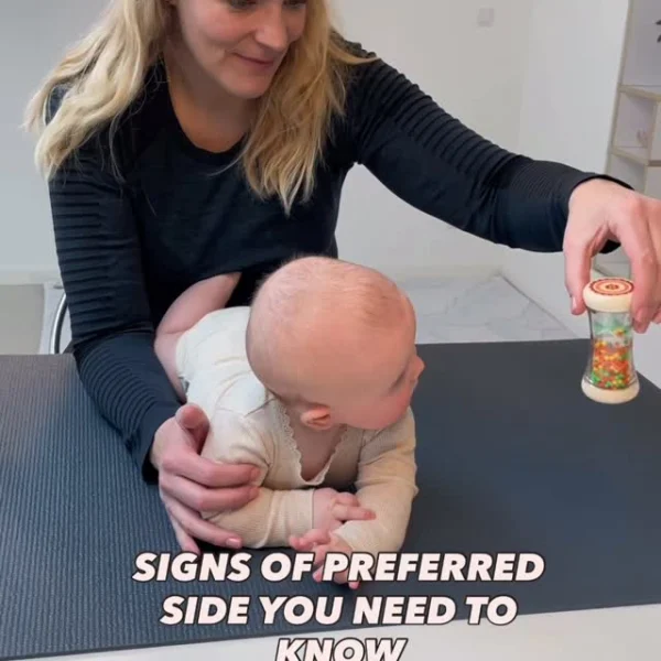 Here’s a checklist of signs that indicate a preference for one side in a baby’s motor development from 0-18 months (as …