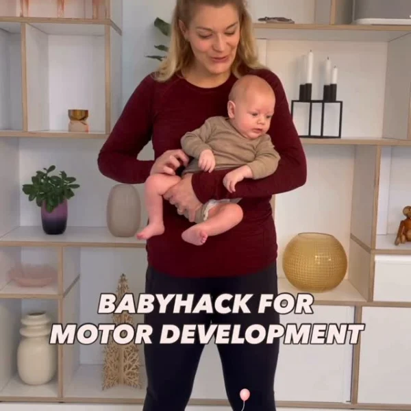 Age: From 10 weeks Side carrying is one of my all-time favorite tips for boosting your baby’s motor development. When y…