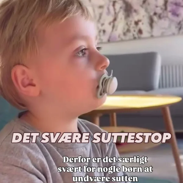 Tandlæger anbefaler, at børn stopper med at bruge sut omkring 3-årsalderen, fordi det ellers kan påvirke tandstillingen…
