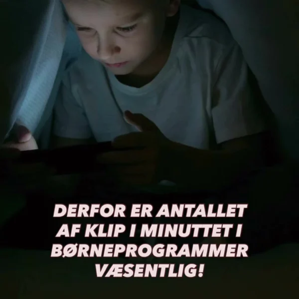Det er ganske veldokumenteret, at tempoet i det TV/skærm, som børn ser, har stor betydning for deres nervesystem, opmær…