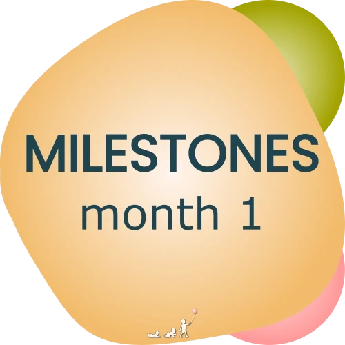 baby milestones - month 1
