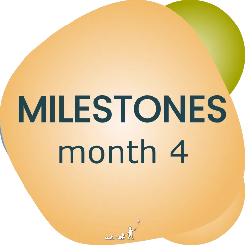 baby milestones - month 4
