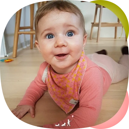baby milepæle - måned 8