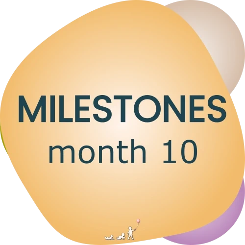 baby milestones - month 10